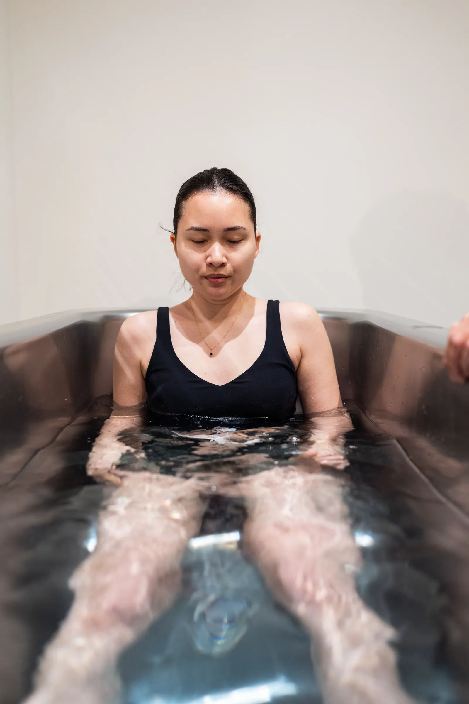 Cold plunge sessie binnen